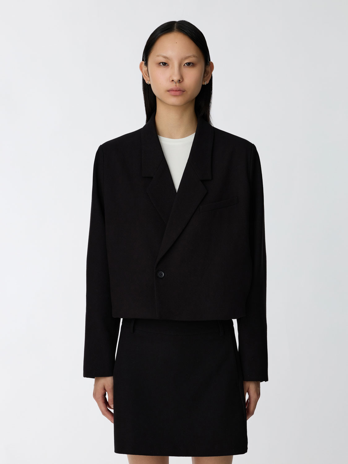★Studio Doe Gender Free Tuck Culottes Pants ショート/送料込 Gender Free Double pleated