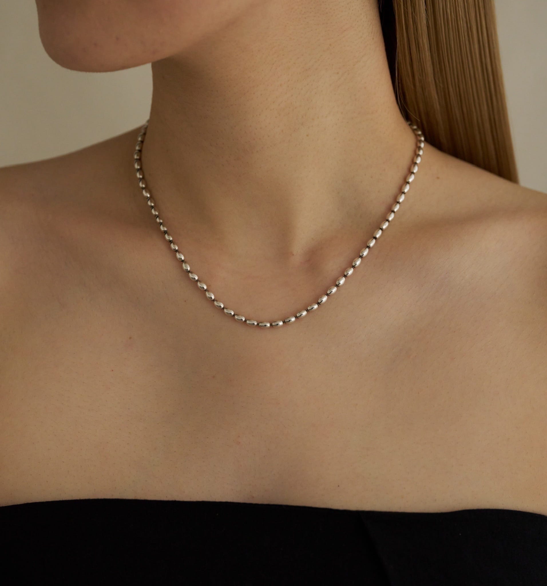 LORO - O necklace 01 (銀色) (40) | Studio Doe