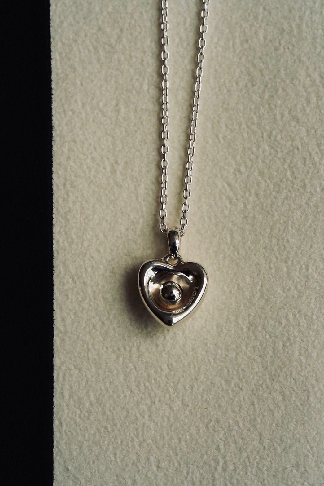 LORO - heart necklace 01 (銀色) (45) | Studiodoe LORO - heart necklace 01 (銀色) (45) | Studiodoe