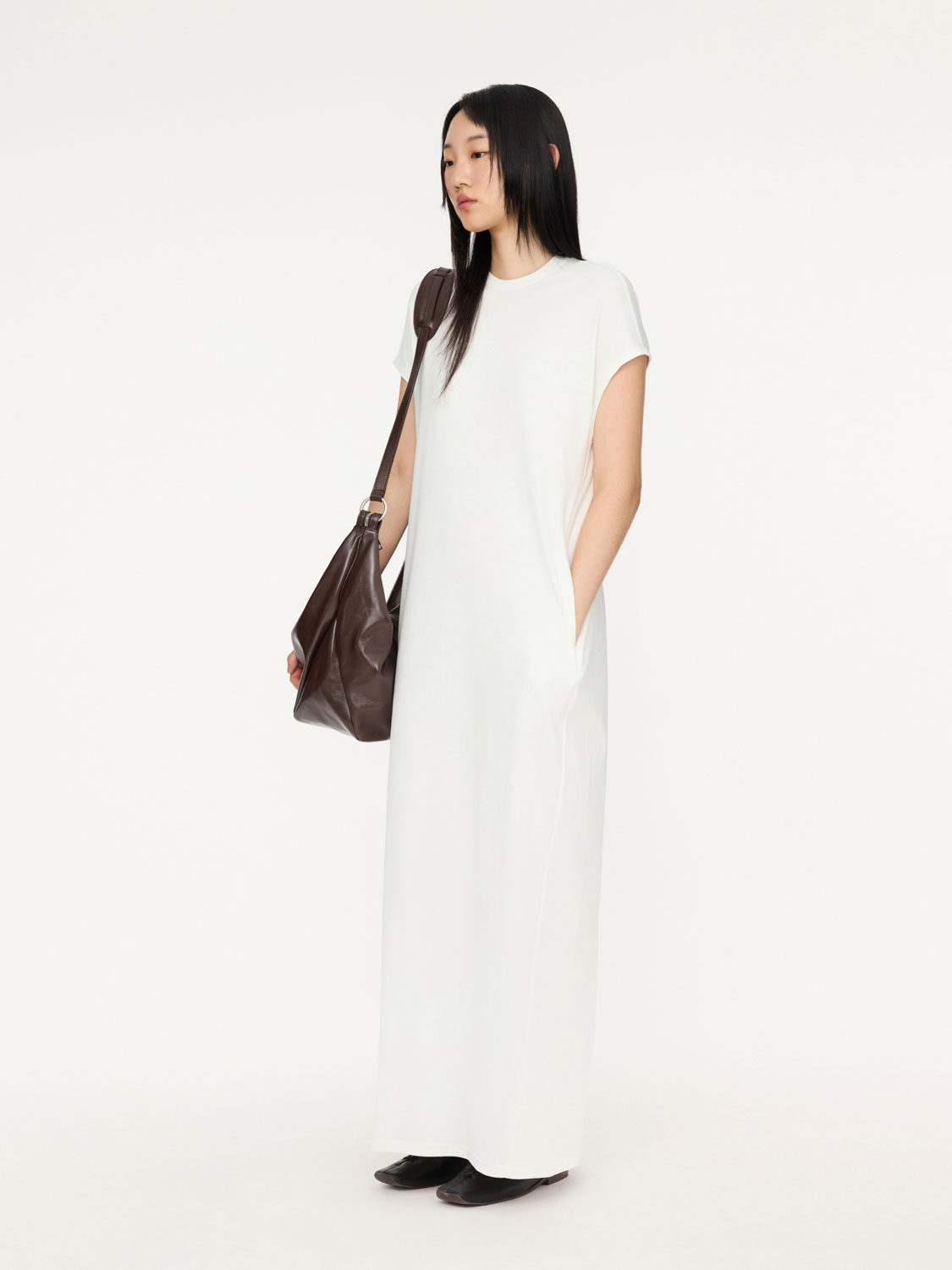 台湾発【STUDIO DOE】Pima Cotton Cocoon Ankle Dress 台湾発【STUDIO DOE】Pima Cotton Cocoon Ankle Dress