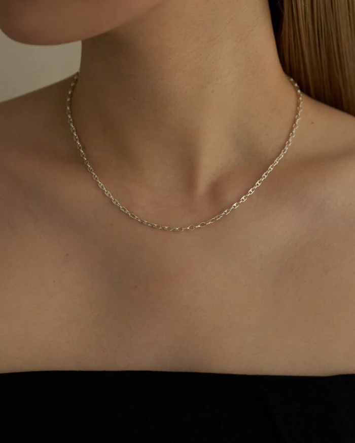 LORO - mutual necklace (銀色) (40) | Studio Doe